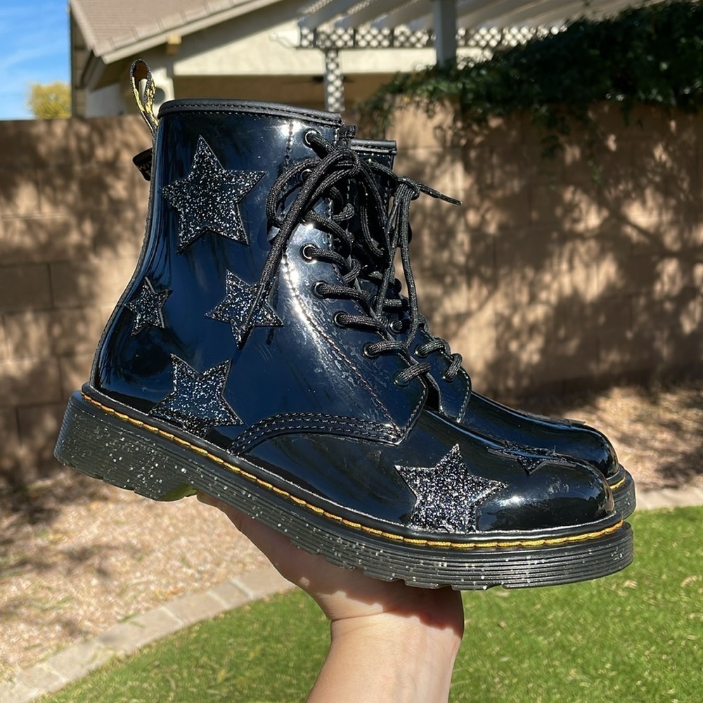Dr. Martens Black Star Ankle Boots - Picture 8 of 15